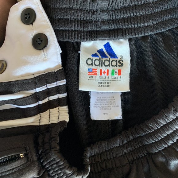 /// Adidas Vintage 90s Tear-a-ways Track Pants - Picture 7 of 7